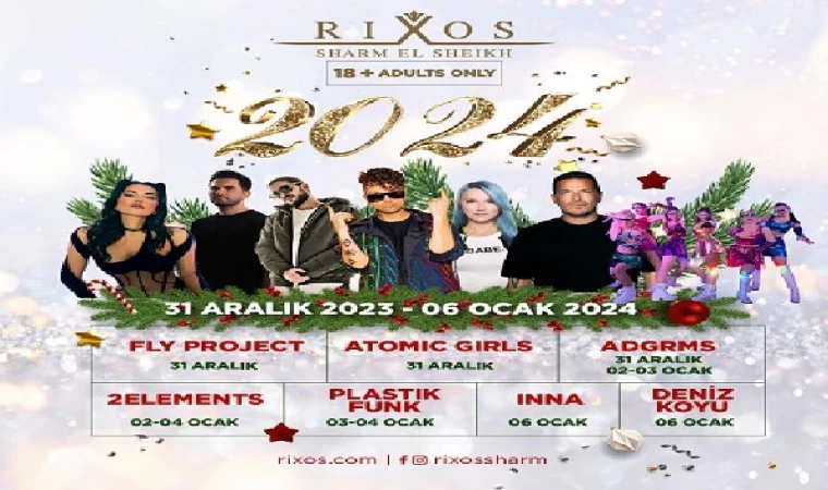 Rixos Mısır’da yılbaşı programı belli oldu