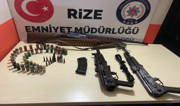 Rizede hakkında kesinleşmiş toplam 31 yıl 9 ay hapis cezası olan şahıs yakalandı