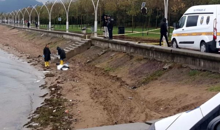 Sahile vurmuş cansız bedeni bulundu