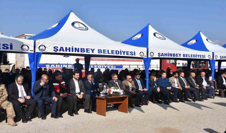 Şahinbey Belediyesinin buğday-arpa tohumu ve gübre desteği devam ediyor