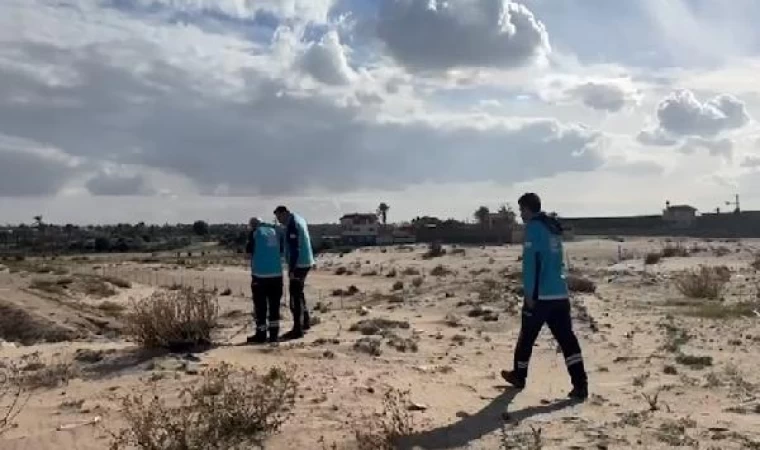 Sahra Hastanesi için gönderilen teknik heyet, Gazze’ye ulaştı (2)