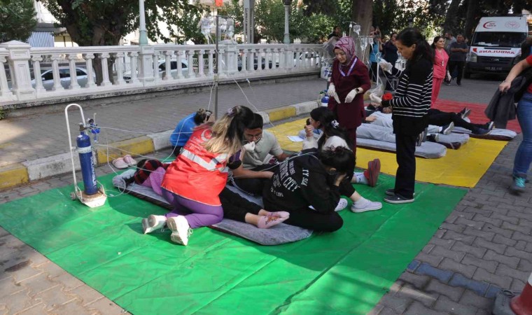 Salihlide gerçeği aratmayan tatbikat