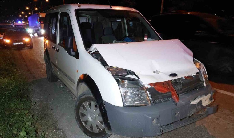 Samsunda zincirleme trafik kazası: 1 yaralı