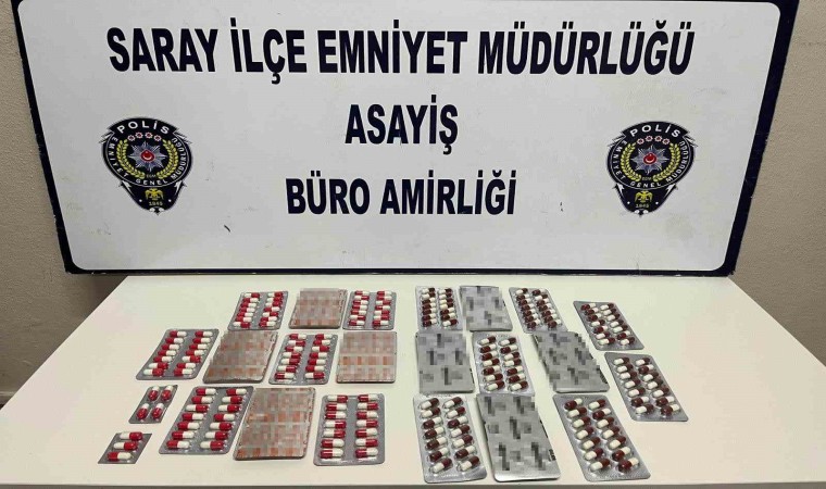 Sarayda 301 adet uyuşturucu hap ele geçirildi