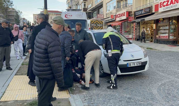 Sinopta trafik kazası: 1 hafif yaralı