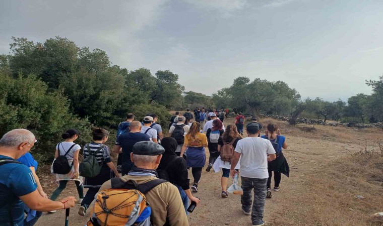 Sporcular Aydın Büyükşehir Belediyesinin düzenlediği yürüyüş etkinliğinde buluştu