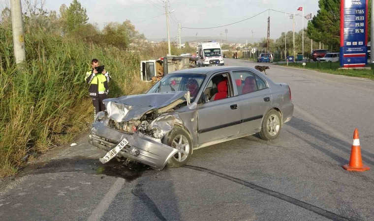 Tavşanlıda trafik kazası: 3 yaralı