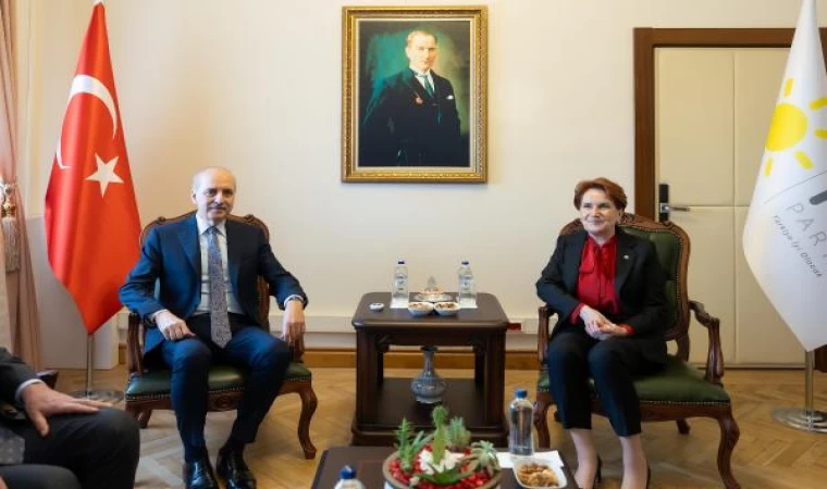 TBMM Başkanı Kurtulmuş, Akşener ile görüştü