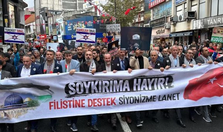 Tekirdağ’da Filistin’e destek yürüyüşü