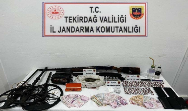 Tekirdağda uyuşturucu operasyonu: 8 gözaltı