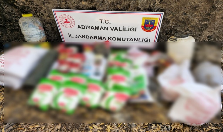 Teröristlere ait yaşam malzemesi ele geçirildi