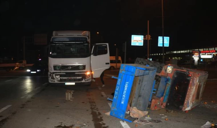 Tokat’ta TIR ile traktör çarpıştı: 2 yaralı