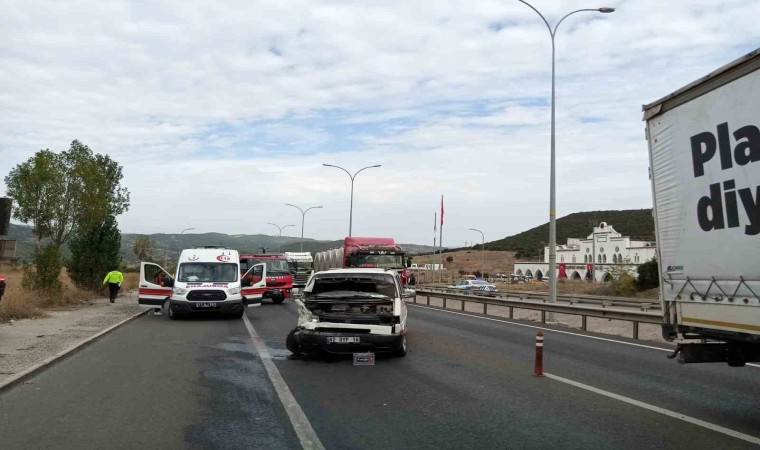 Trafik kazasında 1 kişi yaralandı