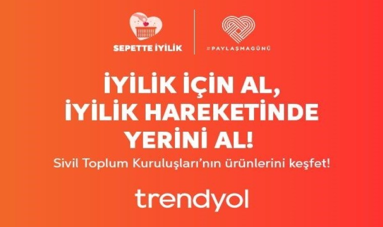 Trendyol Paylaşma Gününde Sepette İyilik Hareketi ile STKlara destek oluyor