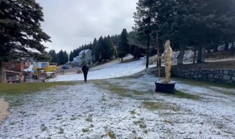 Uludağ’a mevsimin ilk karı yağdı / Ek fotoğraflar