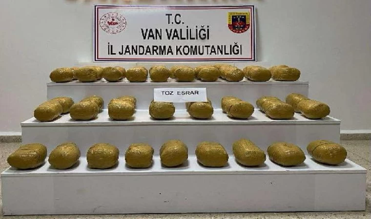 Van’da arazi arama- taramasında 51 kilo esrar ele geçirildi