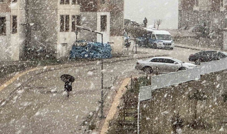 Yüksekovada yoğun kar yağışı başladı