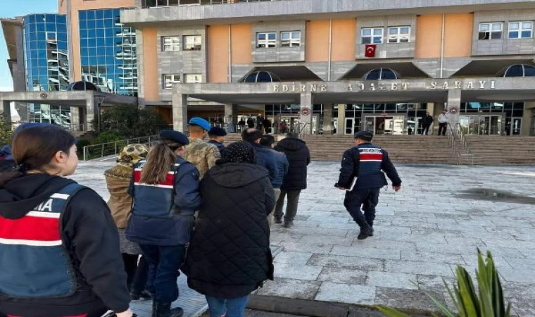 Yunanistan’a kaçarken yakalanan 10 FETÖ şüphelisi tutuklandı/ Ek fotoğraf