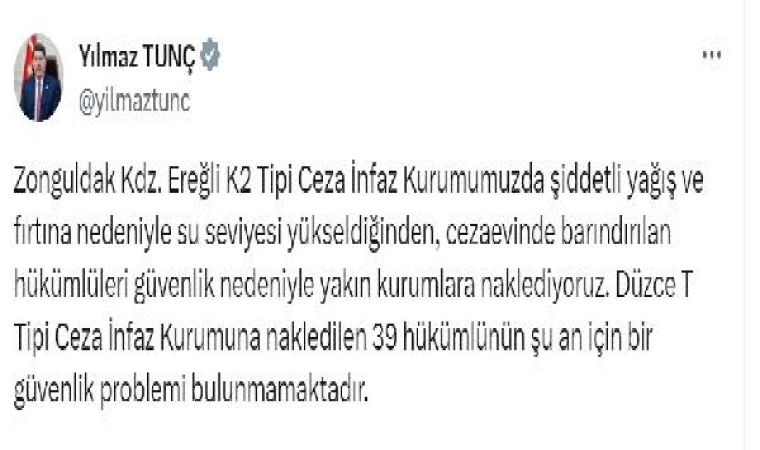 Zonguldak’ta sağanak ve fırtına; gemi karaya oturdu, cezaevi boşaltılıyor (6)