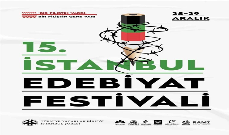 15. İstanbul Edebiyat Festivali Filistin temasıyla başlıyor