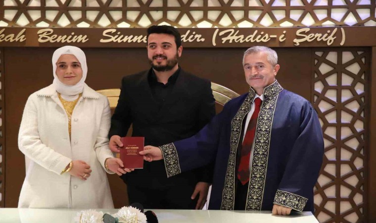 2023 yılının nikah rekoru Şahinbeyde