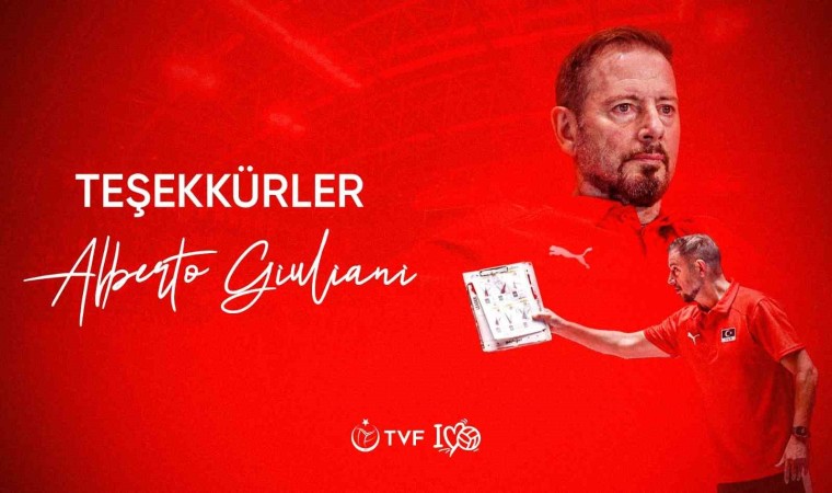 A Milli Erkek Voleybol Takımında Alberto Giuliani ile yollar ayrıldı