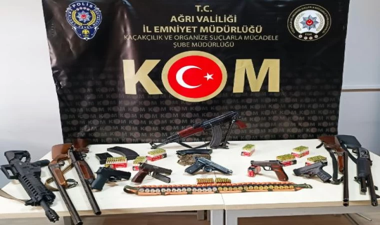 Ağrı merkezli 7 ilde silah kaçakçılarına operasyon; 22 gözaltı