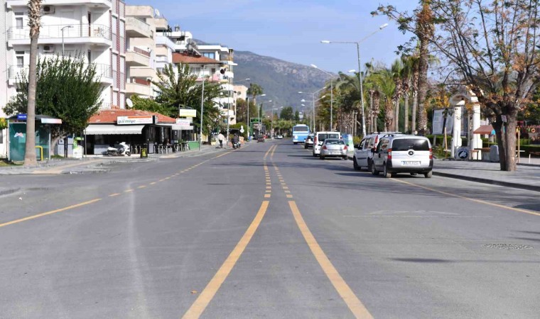 Anamurda iskele yolu yenilendi