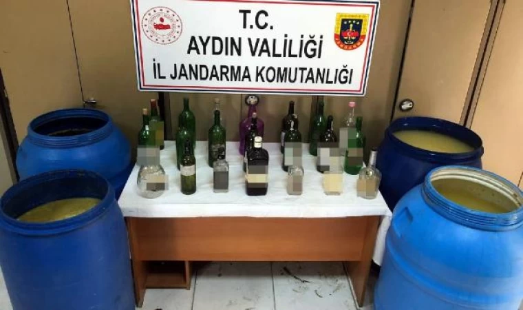 Aydın’da 1550 litre kaçak şarap ele geçirildi