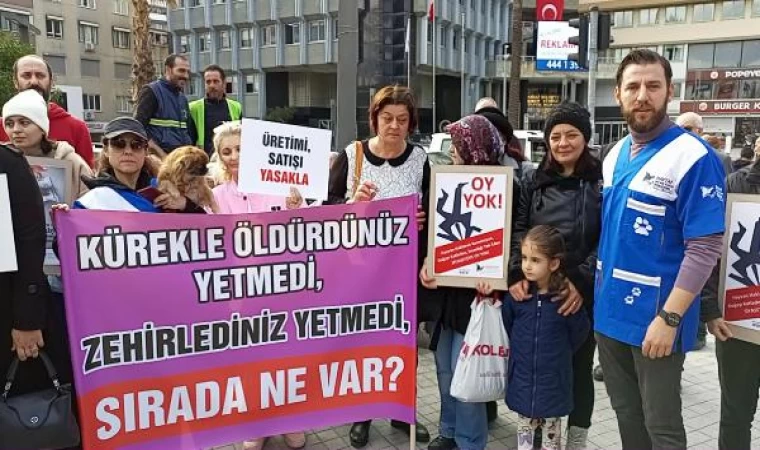 Aydın’da 30 köpek ve 3 tilkinin öldürülmesi protesto edildi