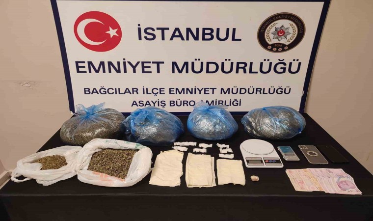 Bağcılarda uyuşturucu denetimi: 4 kilo 330 gram bonzai ele geçirildi