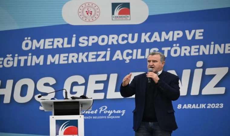 Bakan Bak, Çekmeköy’de kamp ve eğitim merkezinin açılışını yaptı