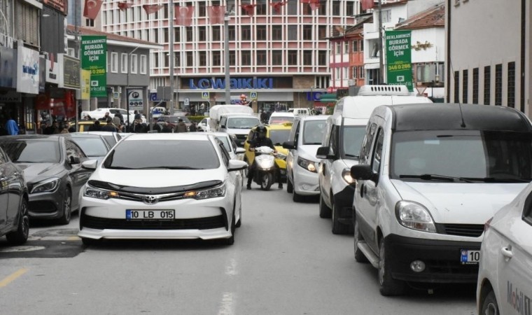 Balıkesirde Kasım ayında araç sayısı 582 bin oldu