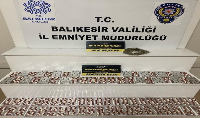 Balıkesirde narkotikten 2 şahsa uyuşturucu operasyonu