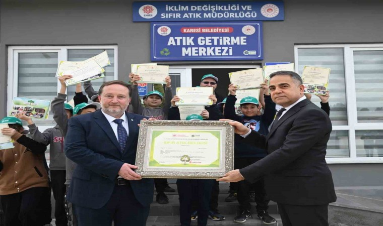 Balıkesirde Sıfır Atık belgesi alan ilk Belediye Karesi oldu