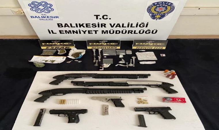 Balıkesir’deki Narkogüç-41 operasyonunda 49 şüpheli gözaltına alındı