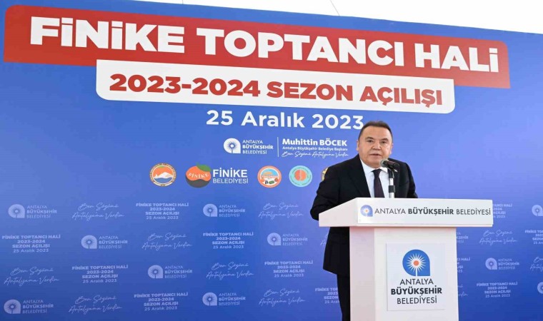 Başkan Böcek: Finikemize 690 milyon TLlik yatırım yaptık