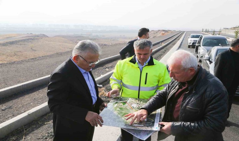 Başkan Büyükkılıç alternatif yolda incelemelerde bulundu