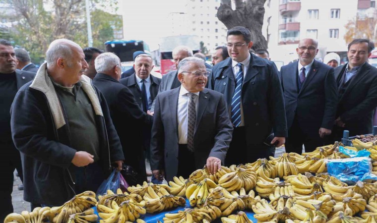 Başkan Büyükkılıçtan ‘pazar yeri ziyareti