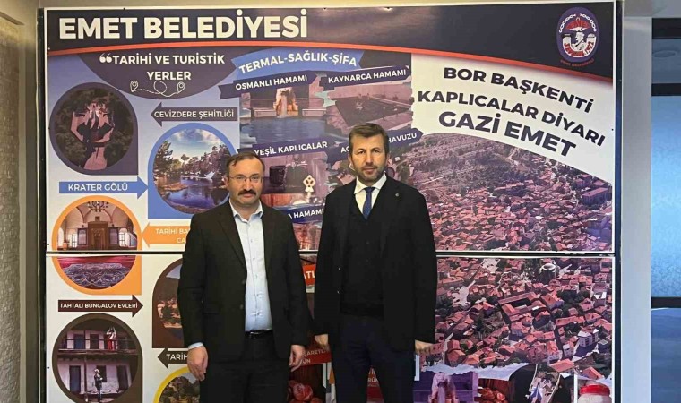 Başkan Doğan, Başkan Demirciye Emette yürütülen çalışmaları aktardı