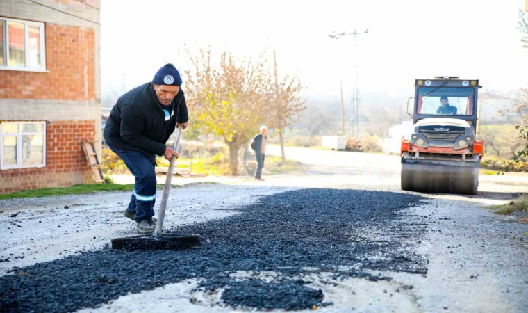 Battalgazide yol çalışmaları devam ediyor