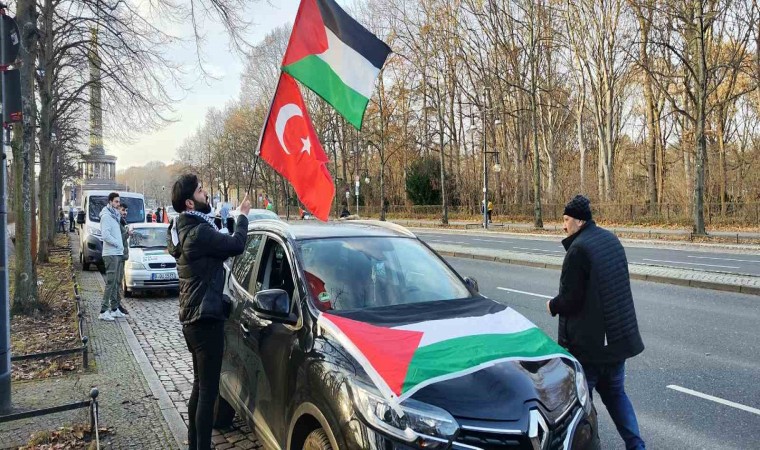 Berlinde Filistine destek konvoyu