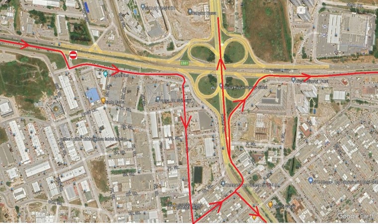 Beşevleri Kavşağıda trafik düzenlemesi