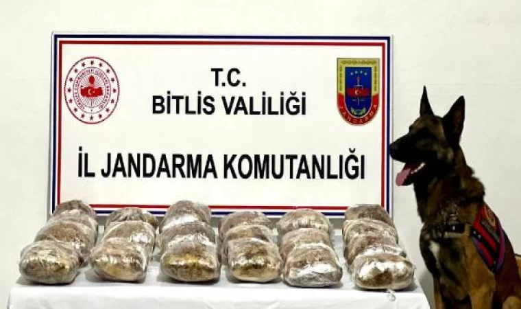 Bitlis’te 20 kilo esrara 5 tutuklama