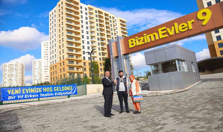 Bizim Evler 9 ve 10da daire teslimleri 1 yıl erken başladı