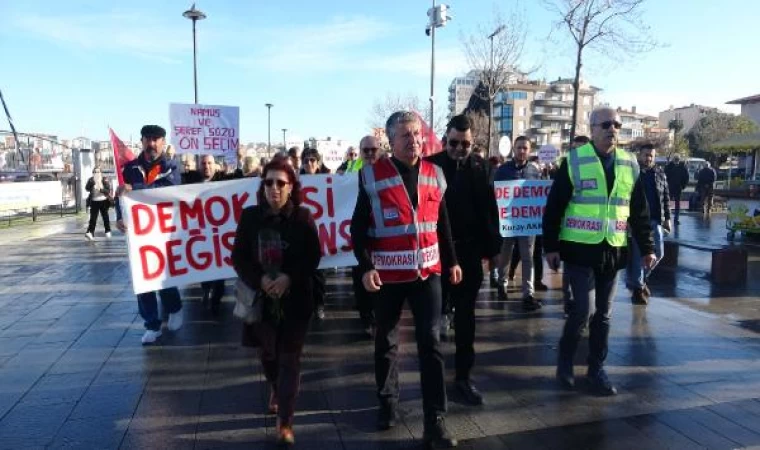 Çanakkale’de CHP’li aday adayından ’Muharrem Erkek’ kararına tepki yürüyüşü