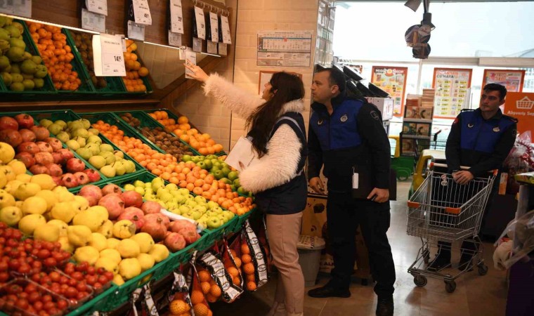 Çayırovada marketler denetlendi