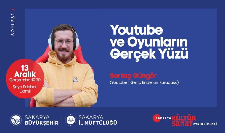 Çocuklar ‘Youtube ve Oyunların Gerçek Yüzü konulu söyleşide buluşacak