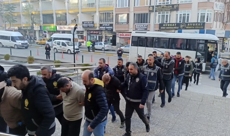 Çorum polisinden teleskop operasyonu: Gözaltına alınan 9 kişi adliyede