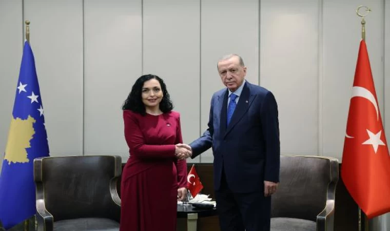 Cumhurbaşkanı Erdoğan, Kosova Cumhurbaşkanı ile görüştü  